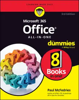 Microsoft 365 Office All-in-One For Dummies, 3rd Edition